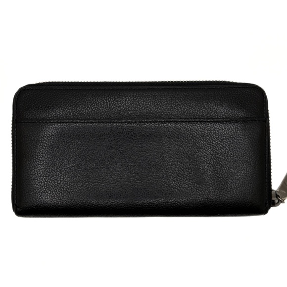 Coach Black Long Accordion Zip Wallet - Picture 15 of 15